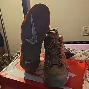 Nike | Shoes | Men Wheat Uptempo Nike Wheat Size 5 Used  display picture 1